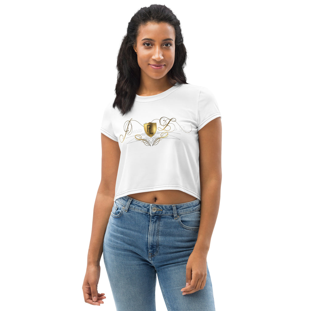 Persia Ledomme' Signature Crop Tee (wh)