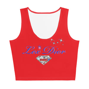 Red Lex Dior Crop Tank