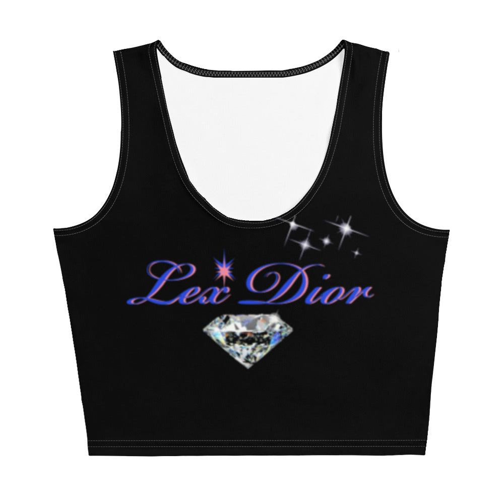 Blk Lex Dior Crop Tank