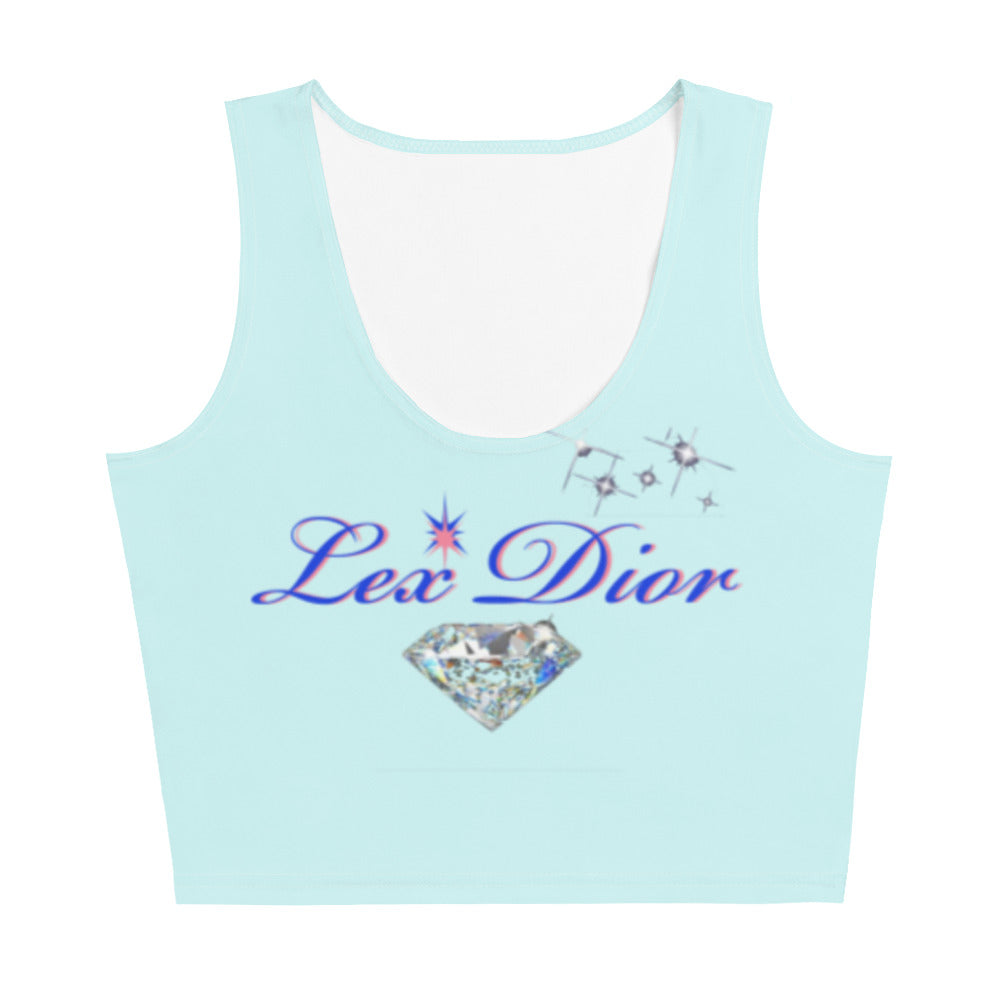 Teal Lex Dior Crop Tank