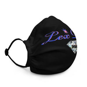 Blk Lex Dior Diamond face mask