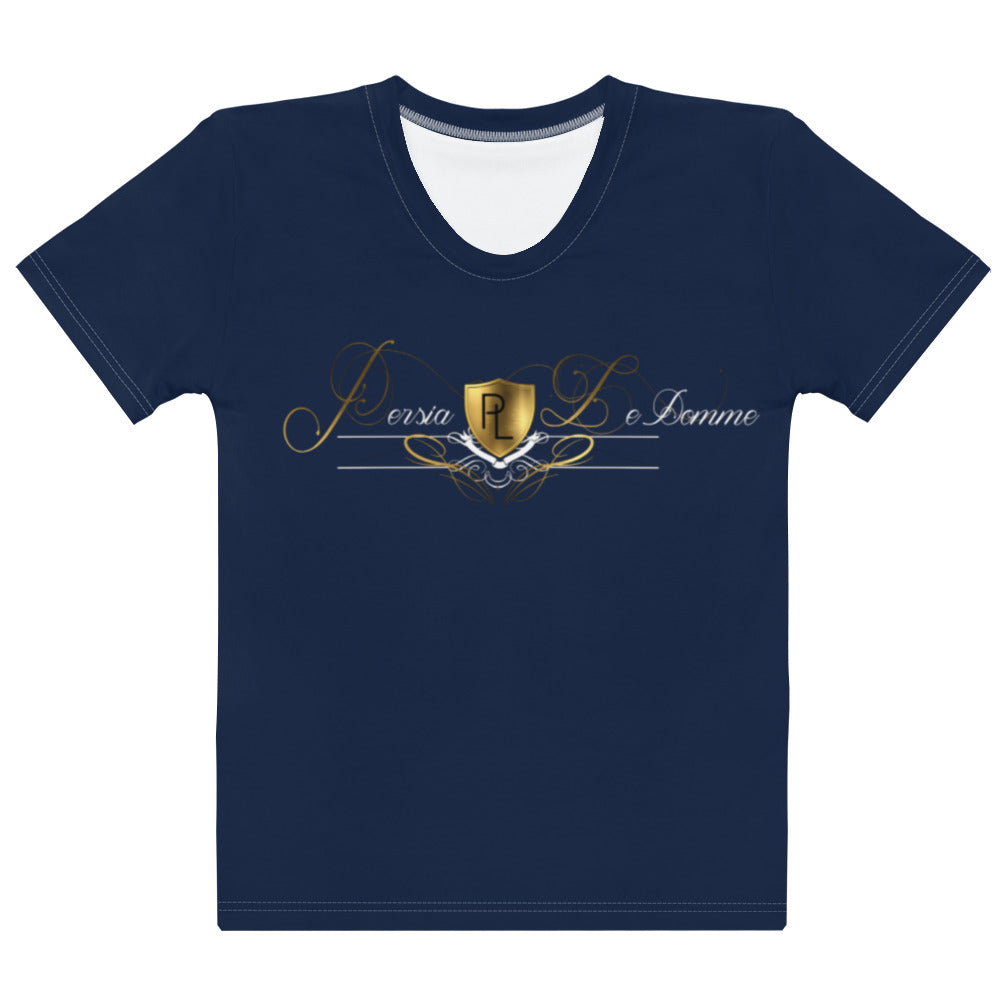 Persia Ledomme' Signature fitted Tee (Navy)