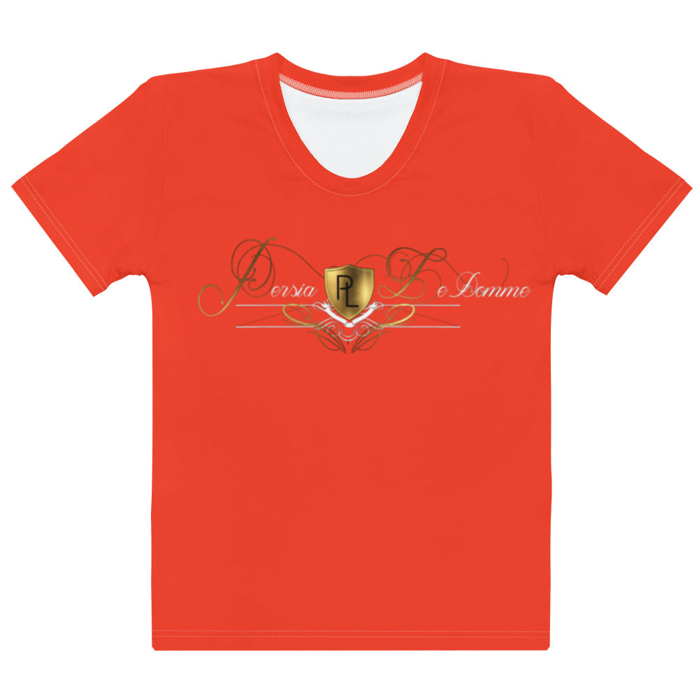 Persia Ledomme' Signature fitted Tee (Orange)