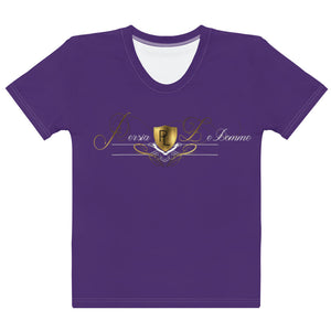 Persia Ledomme' Signature fitted Tee (Purple)