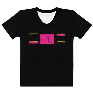 PL Brands fitted Tee (Blk/Pink)