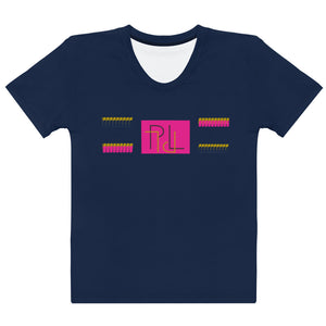 PL Brands fitted Tee (Blue/Pk)