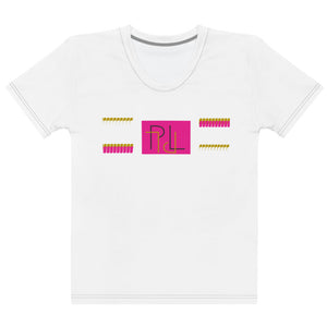 PL Brands fitted Tee (wh/pink)