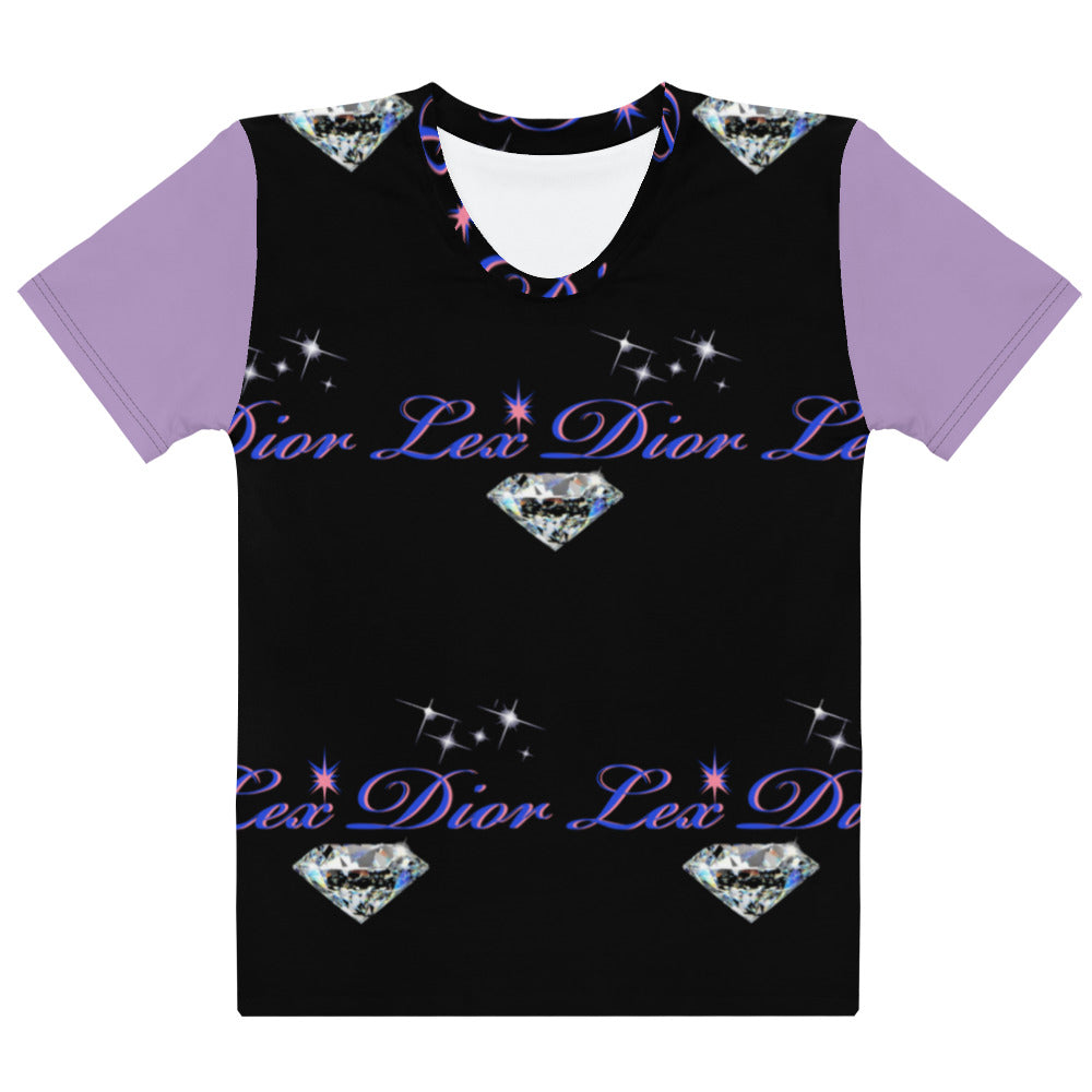 Lex Dior Graphic Tee (Purple/wh)