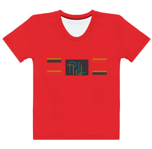 PL Brands fitted Tee (red/bl/gr)