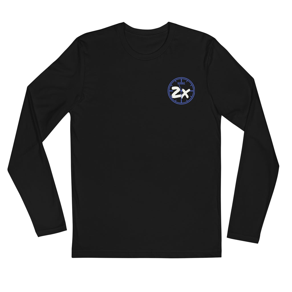 Nunnie 2x Long Sleeve Fitted Crew