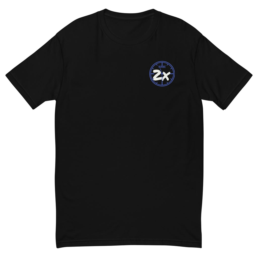 Nunnie 2x blk/blue Fitted Crew