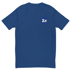 Nunnie 2x blk/blue Fitted Crew