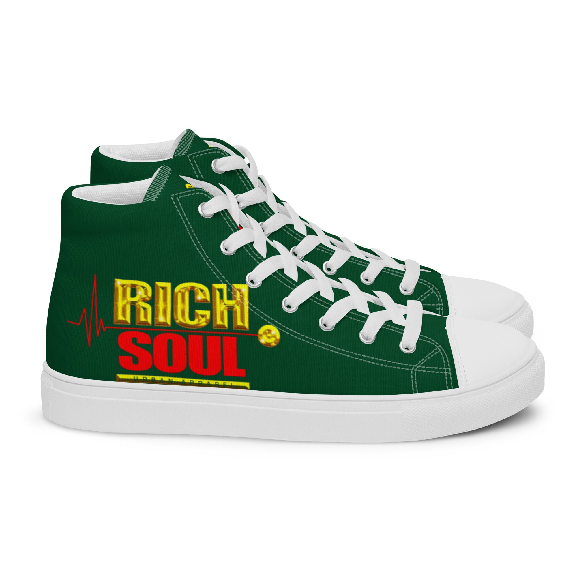 Men’s RichSoul high tops (Money Green)