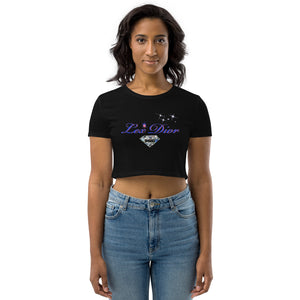 Blk Lex Dior Diamond Crop Top