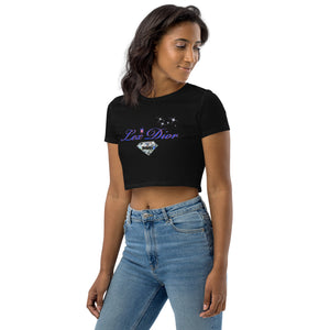 Blk Lex Dior Diamond Crop Top