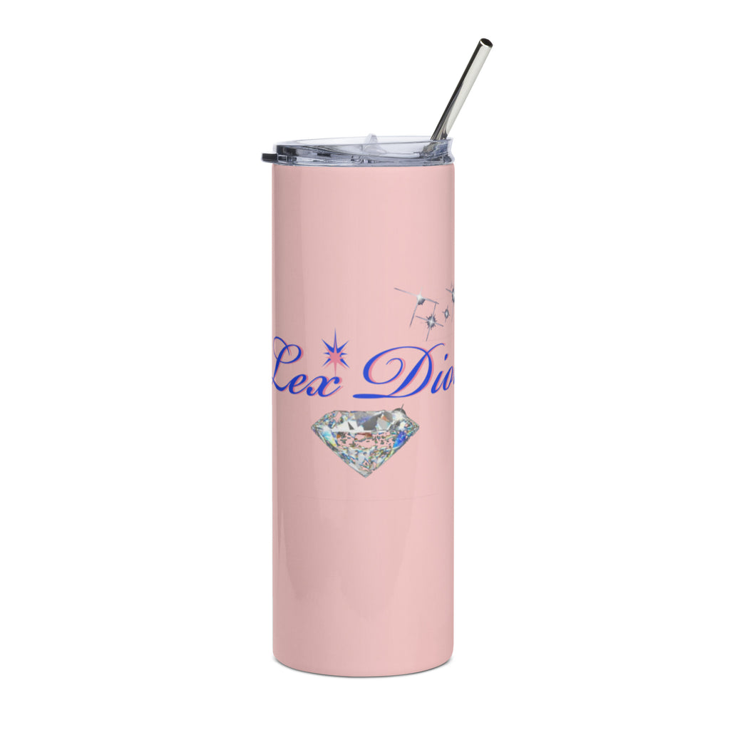 Pink Lex Dior Stainless steel tumbler