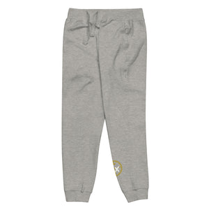 Nunnie2x Unisex fleece sweatpants (blk/gld)