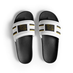 PL Brands Women's slides (wh/blk)