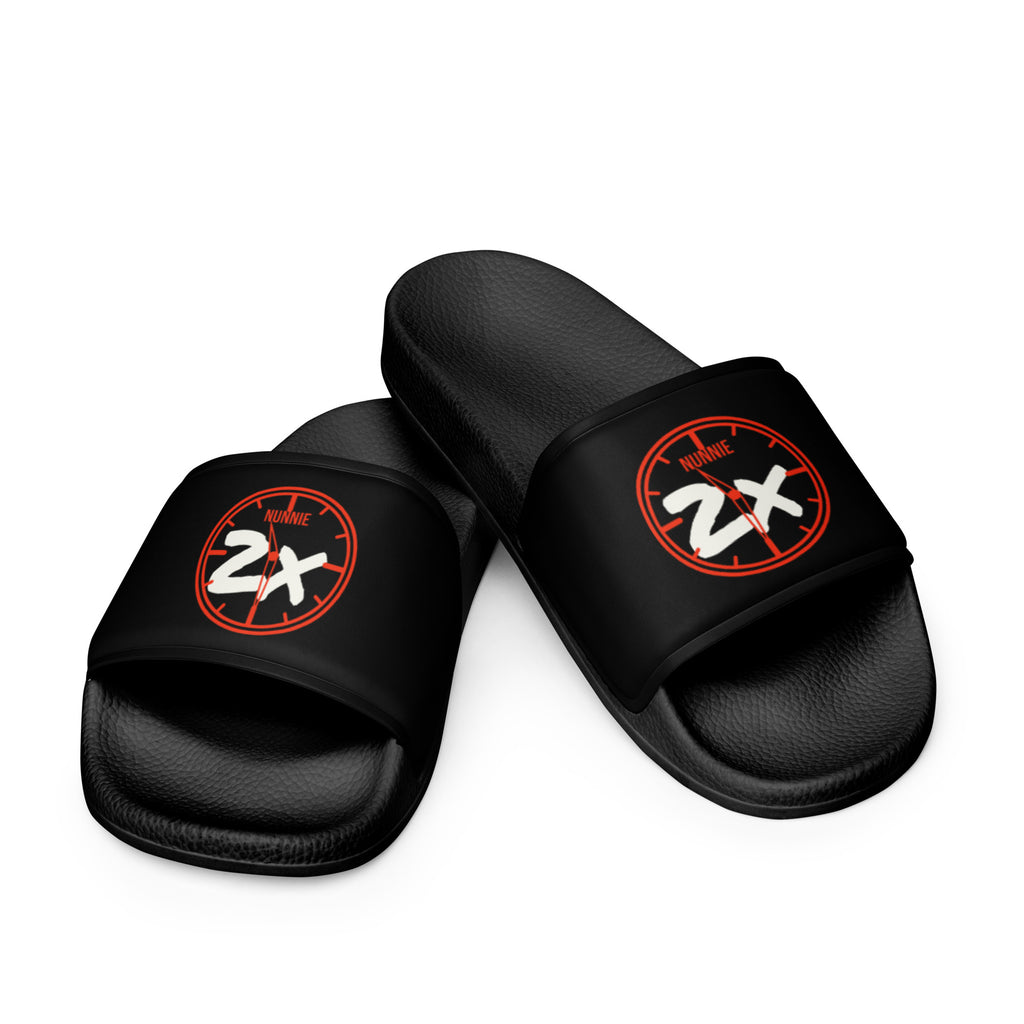 Nunnie 2x Blk/Red Women's slides