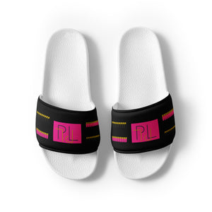 PL Brands Women's slides (blk/pink)