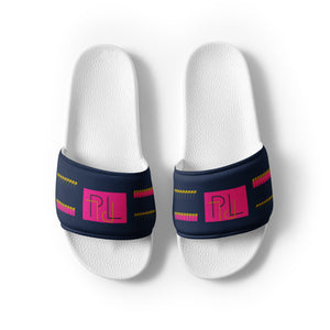 PL Brands Women's slides (navy/pink)