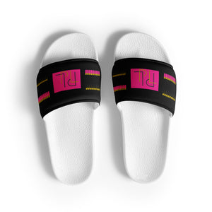 PL Brands Women's slides (blk/pink)