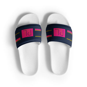 PL Brands Women's slides (navy/pink)