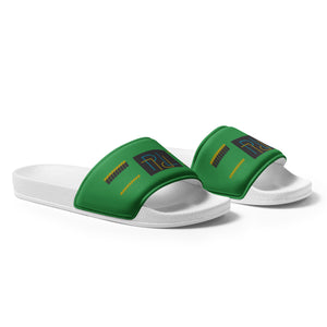 PL Brands Women's slides (Grn/blue/gold)